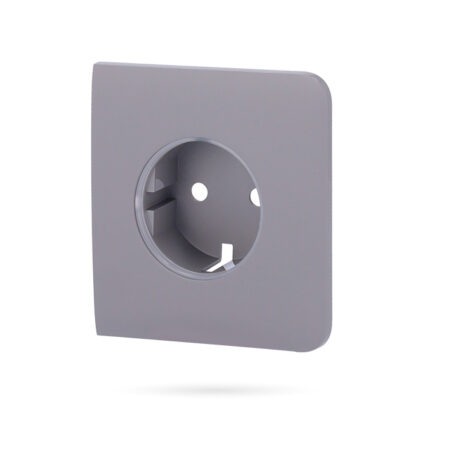 AJAX SIDECOVER BASIC Tapa Frontal Lateral para Enchufe Básico Gris
