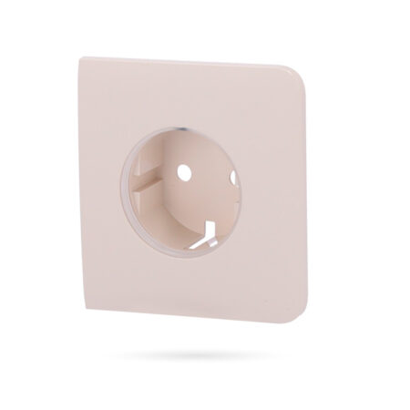 AJAX SIDECOVER BASIC Tapa Frontal Lateral para Enchufe Básico Marfil