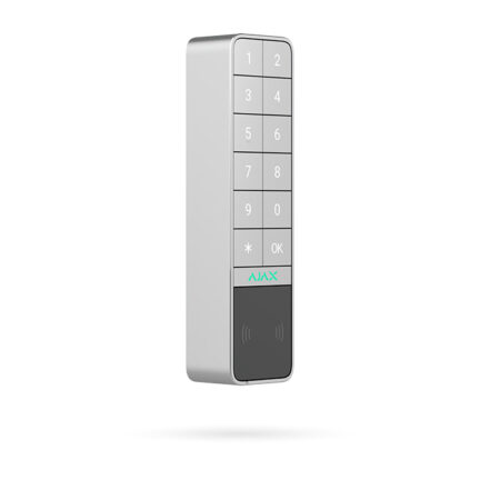 AJAX KEYPAD OUTDOOR BLANCO Teclado Exterior Inalámbrico RFID Bluetooth Grado 2
