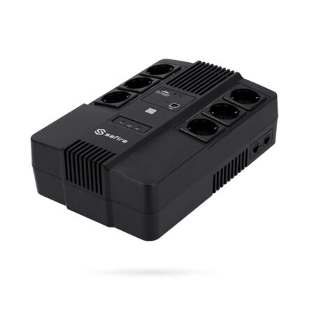 SAI Monofásico LineInteractive 600VA 360W 6 Salidas Batería Sellada Recarga Rápida Autoarranque Uso Interior