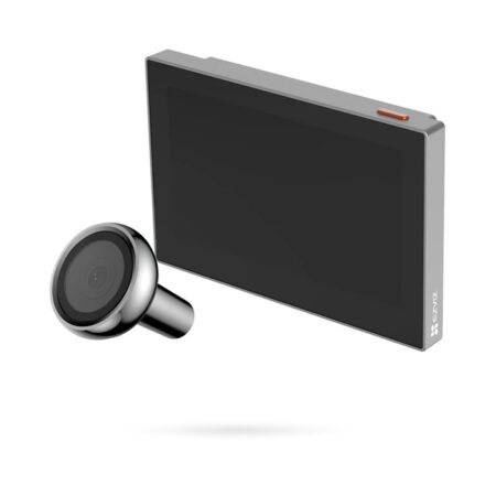 EZVIZ Mirilla Digital EZVIZ HP2 Pantalla 43" 1080p Angulo 146º WiFi Batería Recargable Orificio14a26mm Puerta 35a105mm
